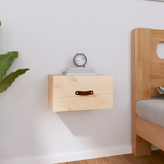 vidaXL Seinäkiinnitettävä yöpöytä 40x29,5x22 cm