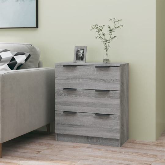 vidaXL Senkki harmaa Sonoma 60x30x70 cm tekninen puu