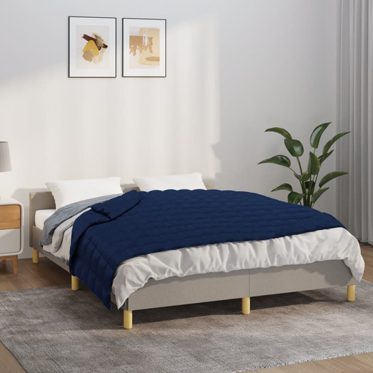 vidaXL Painopeitto sininen 120x180 cm 5 kg kangas