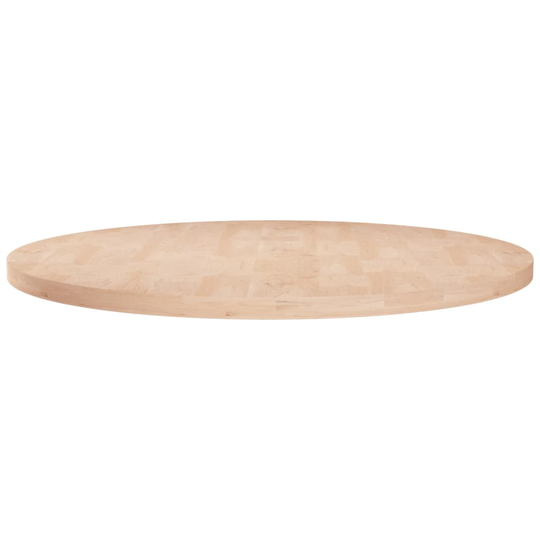 vidaXL Pyöreä pöytälevy Ø60x2,5 cm käsittelemätön täysi tammi
