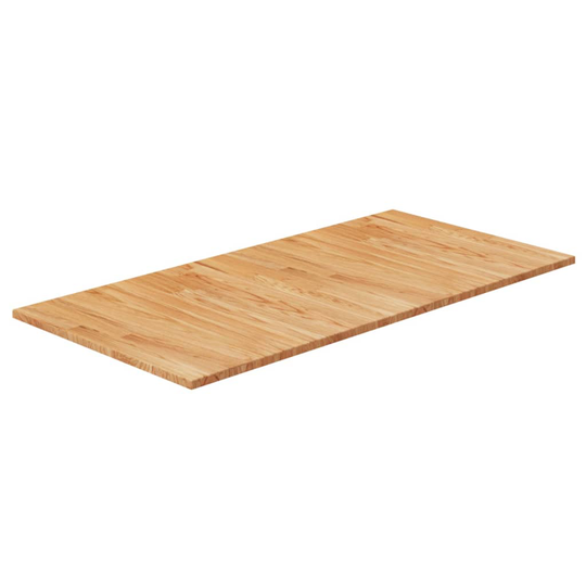 vidaXL Kylpyhuoneen työtaso v.ruskea 100x50x1,5 cm käsitelty täysi puu