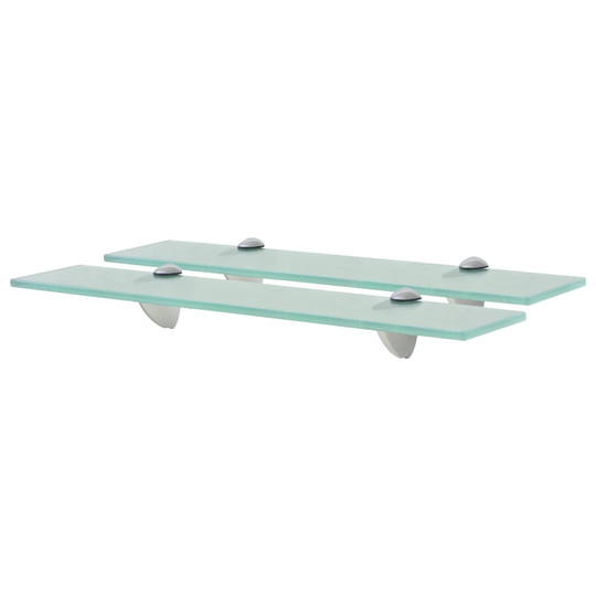 vidaXL Kelluvat hyllyt 2 kpl lasi 50x10 cm 8 mm