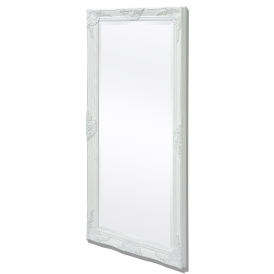 vidaXL Seinäpeili Barokkityylinen 120x60 cm Valkoinen
