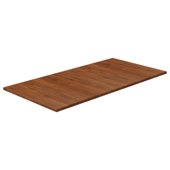 vidaXL Kylpyhuoneen työtaso t.ruskea 100x50x1,5 cm käsitelty täysi puu