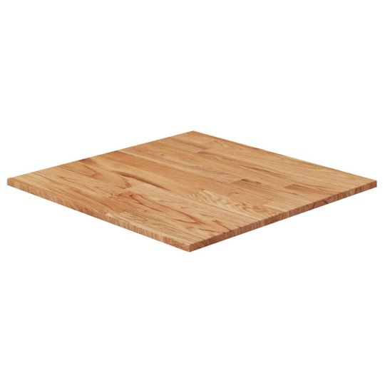 vidaXL Pöytälevy neliö vaaleanruskea 60x60x1,5 cm käsitelty täystammi