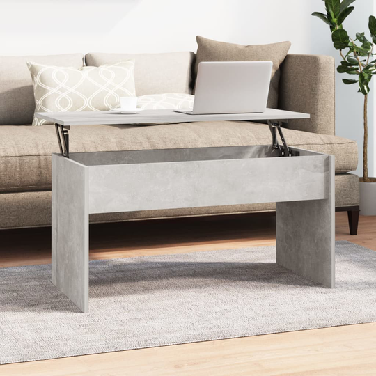 vidaXL Sohvapöytä betoninharmaa 102x50,5x52,5 cm tekninen puu