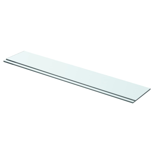 vidaXL Hyllyt 2 kpl kirkas lasi 70x12 cm