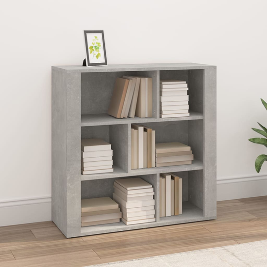 vidaXL Senkki betoninharmaa 80x30x80 cm tekninen puu