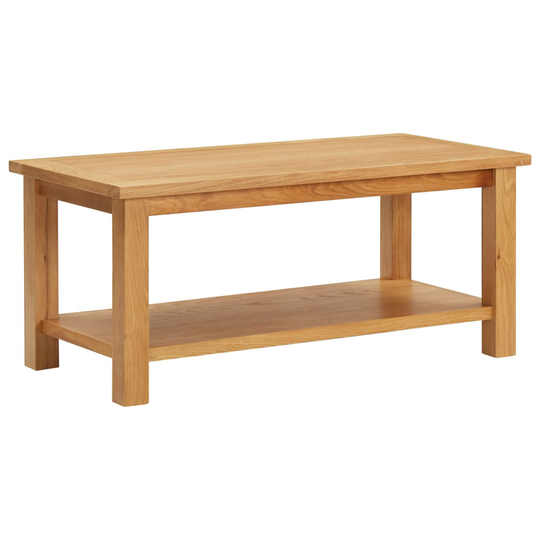 vidaXL Sohvapöytä 110x55x40 cm täysi tammi