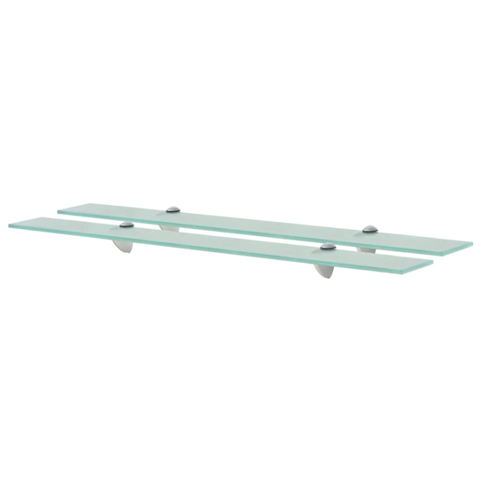 vidaXL Kelluvat hyllyt 2 kpl lasi 80x20 cm 8 mm
