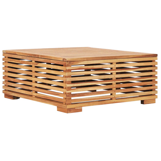 vidaXL Puutarhapöytä 69,5x69,5x31 cm täysi tiikki