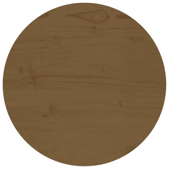 vidaXL Pöytälevy ruskea Ø40x2,5 cm täysi mänty
