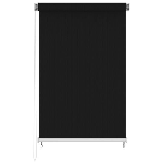 vidaXL Rullaverho ulkotiloihin 180x230 cm musta