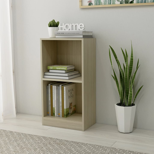 vidaXL Kirjahylly Sonoma-tammi 40x24x75 cm lastulevy