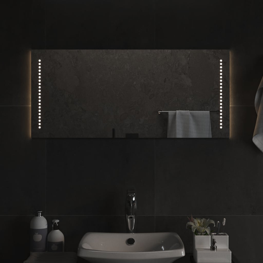 vidaXL Kylpyhuoneen LED-peili 40x90 cm