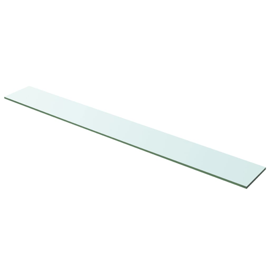 vidaXL Hyllypaneeli Kirkas Lasi 100x12 cm