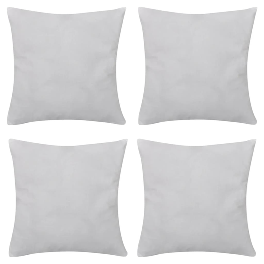Valkoinen Tyynynpäällinen Puuvilla 4kpl 40 x 40 cm
