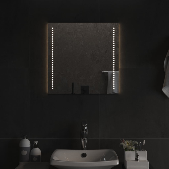vidaXL Kylpyhuoneen LED-peili 50x50 cm