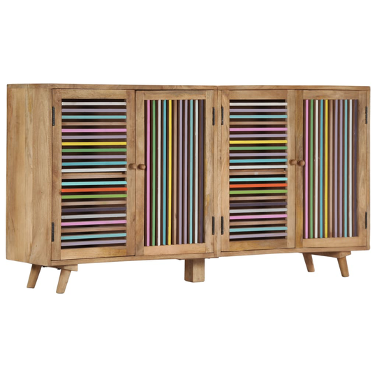 vidaXL Senkki 150x30x75 cm täysi mangopuu