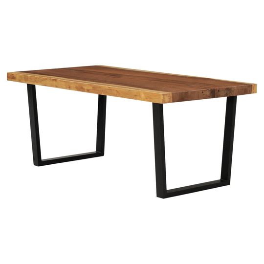 vidaXL Sohvapöytä täysi sadepuu 102x54x41 cm