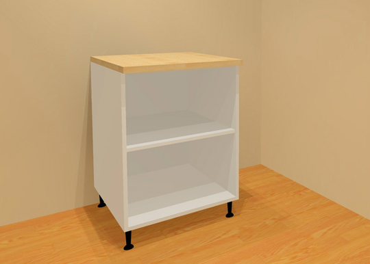 Keittiön alahylly 60 cm