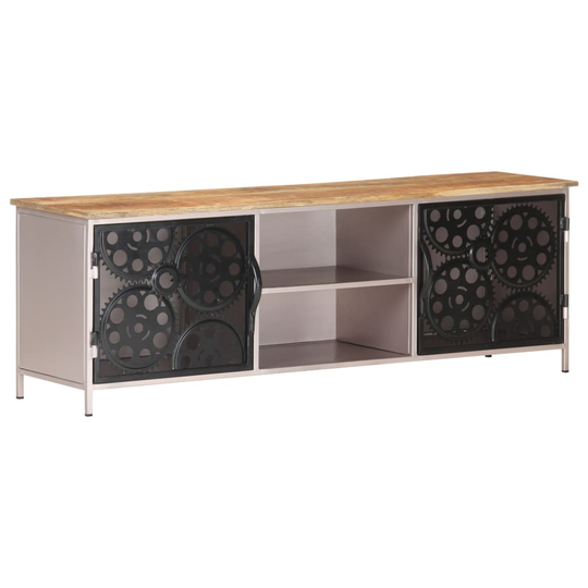 vidaXL TV-taso 120x30x40 cm karkea mangopuu