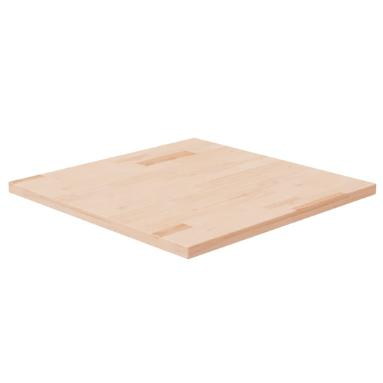 vidaXL Neliönmuotoinen pöytälevy 60x60x2,5 cm käsittelemätön tammi