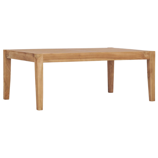 vidaXL Puutarhapöytä 90,5x55,5x30,5 cm täysi tiikki