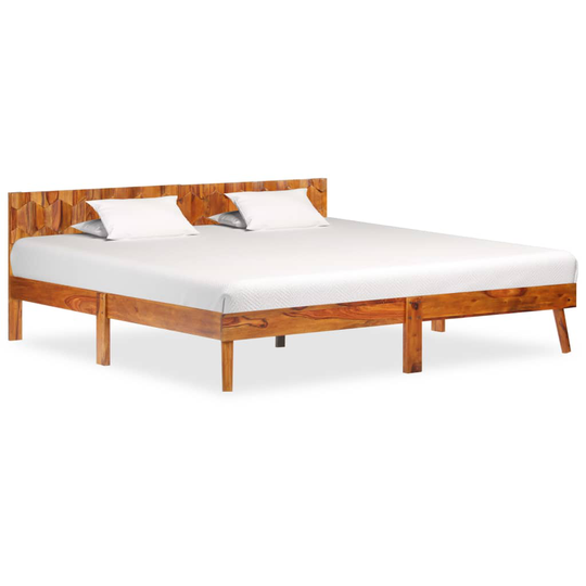 vidaXL Sängynrunko täysi seesampuu 180x200 cm