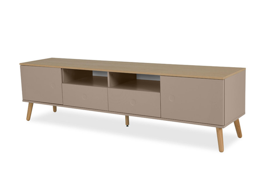 Tenzo TV-taso Dot, taupe/ tammi