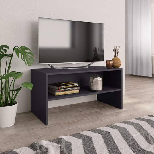 vidaXL TV-taso harmaa 80x40x40 cm lastulevy
