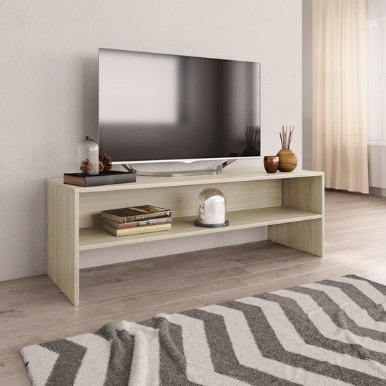 vidaXL TV-taso Sonoma tammi 120x40x40 cm lastulevy