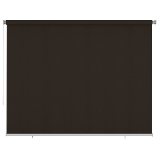 vidaXL Rullaverho ulkotiloihin 300x230 cm ruskea HDPE