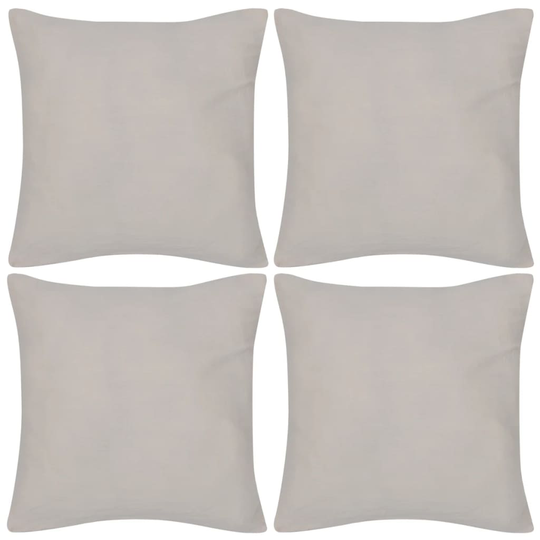 Beige tyynynpäällinen Puuvilla 4kpl 40 x 40 cm