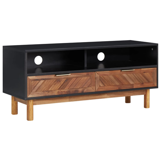 vidaXL TV-taso 100x35x45 cm täysi akaasiapuu ja MDF