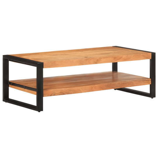 vidaXL Sohvapöytä 120x60x40 cm täysi akaasiapuu