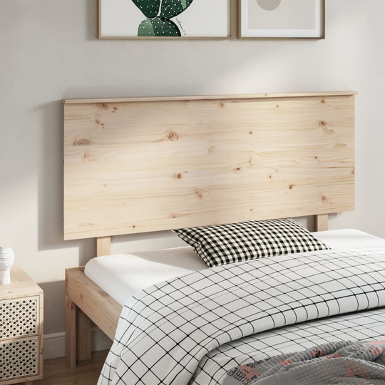 vidaXL Sängynpääty 144x6x82,5 cm täysi mänty