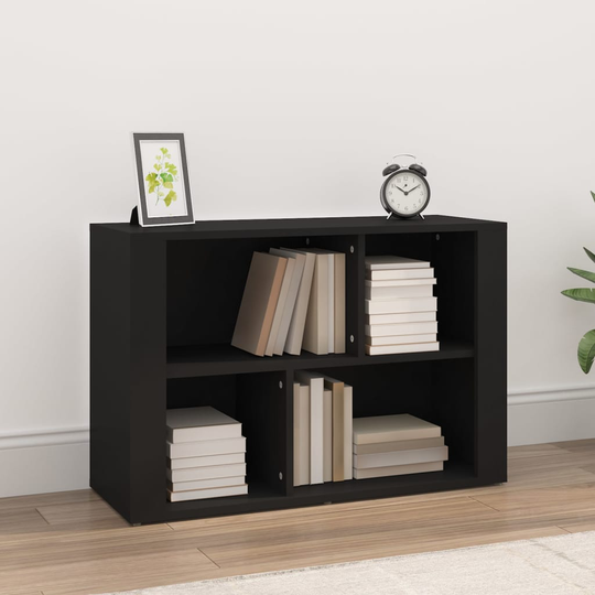 vidaXL Senkki musta 80x30x54 cm tekninen puu