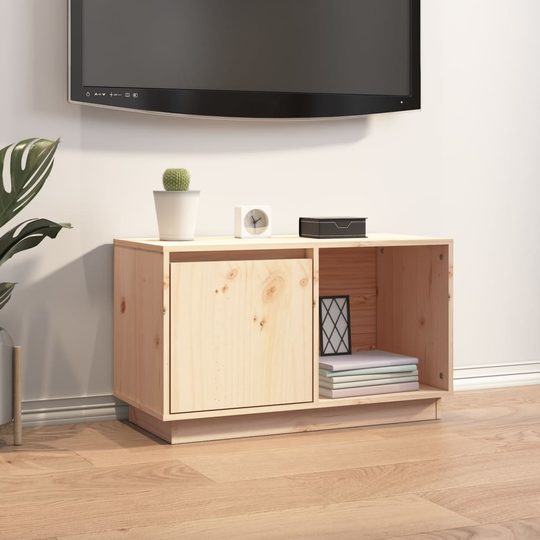 vidaXL TV-taso 74x35x44 cm täysi mänty