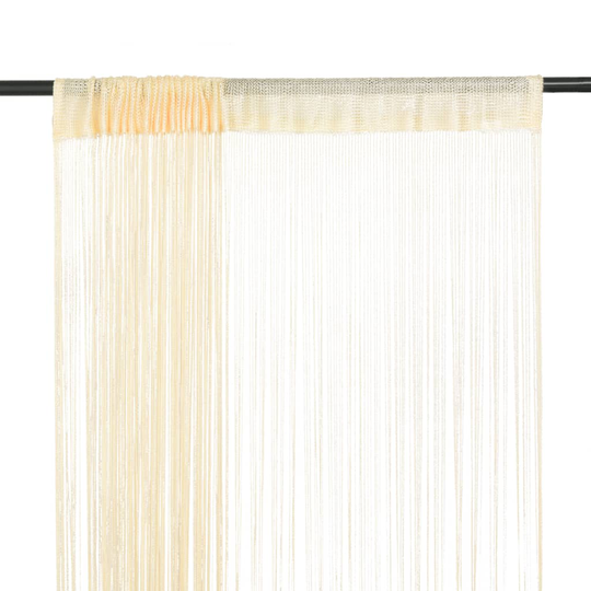 vidaXL String-verhot 2 kpl 100x250 cm Kerma