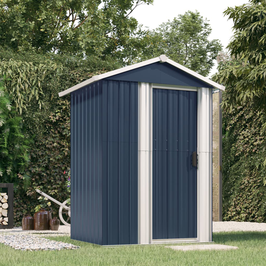 vidaXL Puutarhavaja antrasiitti 126x97,5x177 cm galvanoitu teräs