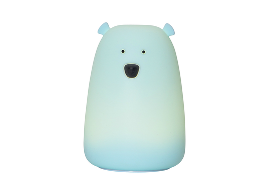 Kosketusherkkä pöytävalaisin Big Bear, sininen