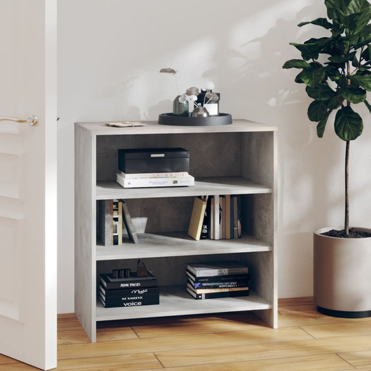 vidaXL Senkki betoninharmaa 70x40,5x75 cm lastulevy