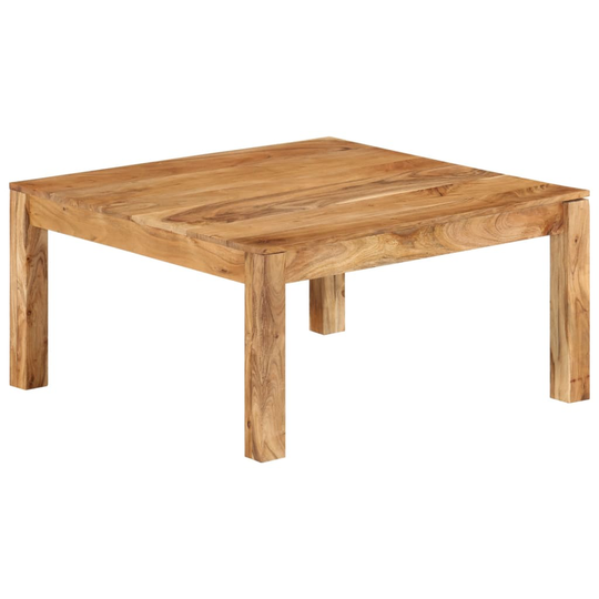 vidaXL Sohvapöytä 80x80x40 cm täysi akaasiapuu