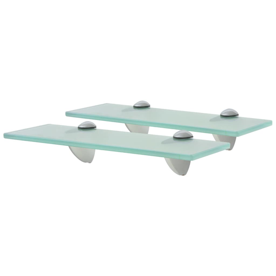 vidaXL Kelluvat hyllyt 2 kpl lasi 30x20 cm 8 mm