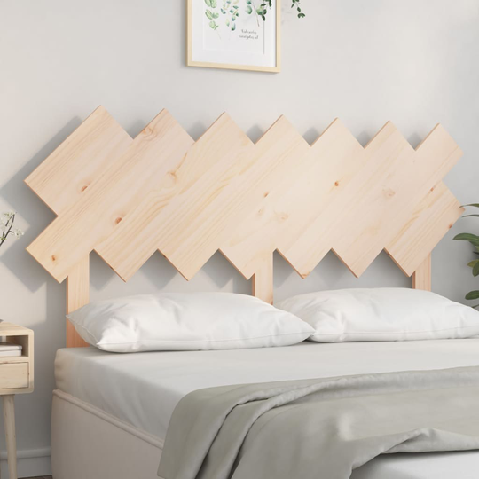 vidaXL Sängynpääty 141x3x80,5 cm täysi mänty