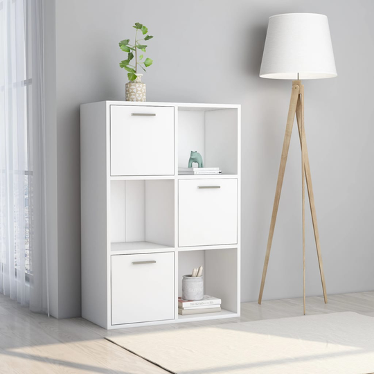 vidaXL Säilytyskaappi valkoinen 60x29,5x90 cm lastulevy