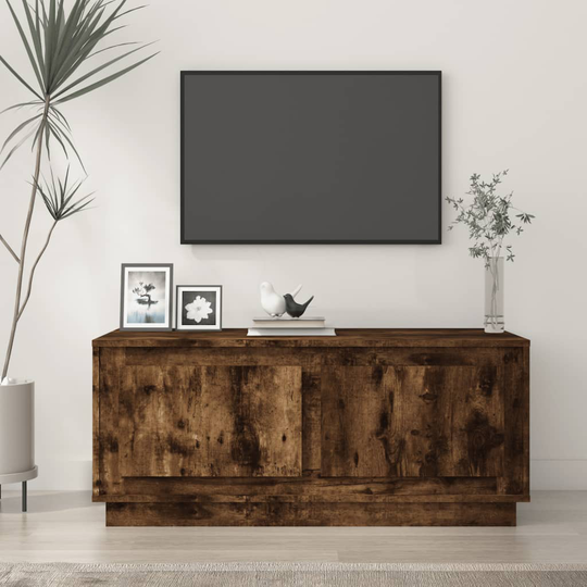vidaXL Sohvapöytä savutammi 102x50x44 cm tekninen puu