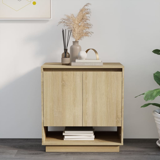 vidaXL Senkki Sonoma-tammi 70x41x75 cm lastulevy