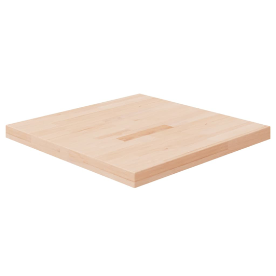 vidaXL Neliönmuotoinen pöytälevy 60x60x4 cm käsittelemätön tammi